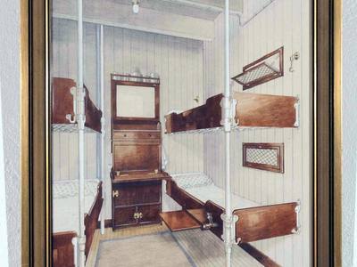 File:Akvarellmålning, hytt i 3 e klass - Sjöfartsmuseet Akvariet - SMG11071.jpg
