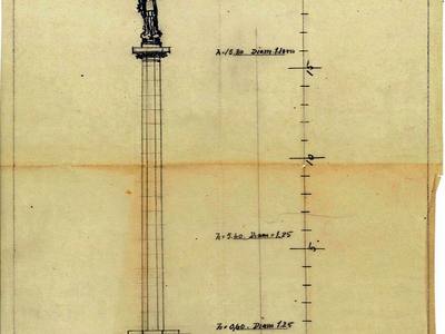 File:1919.12.18 - Billedhugger Wilhelm Rasmussens tegning av søyle (3207192257).jpg